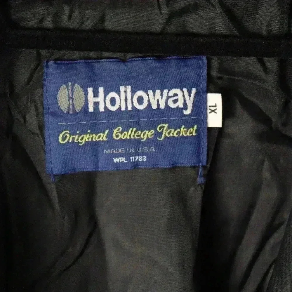 Holloway College‎ style jacket from Alaska vintage  1995 grey size XL - Picture 4 of 7
